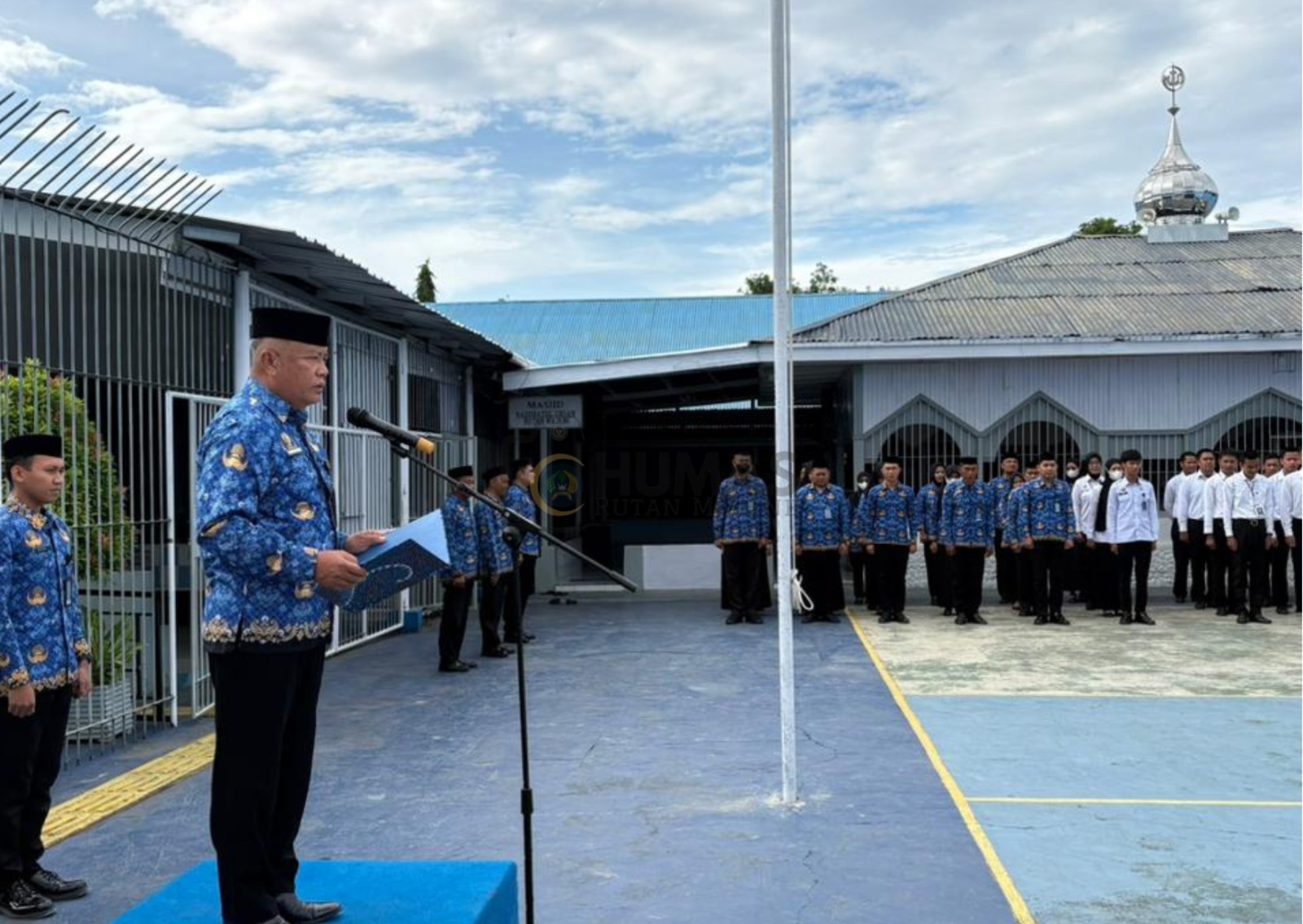 Rutan Majene Laksanakan Upacara Hari Kesadaran Nasional Dirangkaikan dengan Pembinaan Nasionalisme WBP