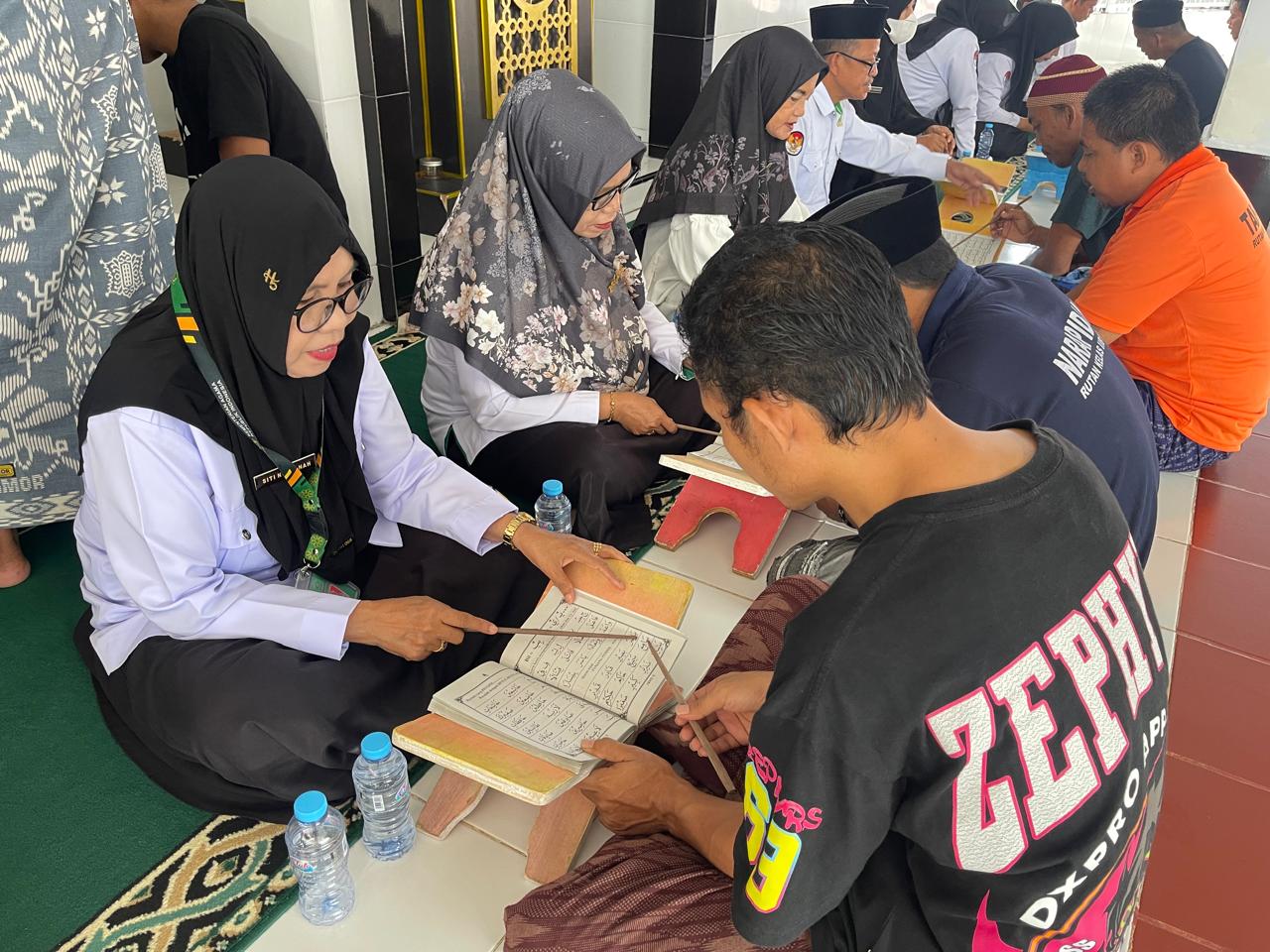 Perkuat Pembinaan Keagamaan, Rutan Mamuju Gelar Bimbingan Bacaan Juz Amma dan Iqra Bersama Penyuluh Kemenag